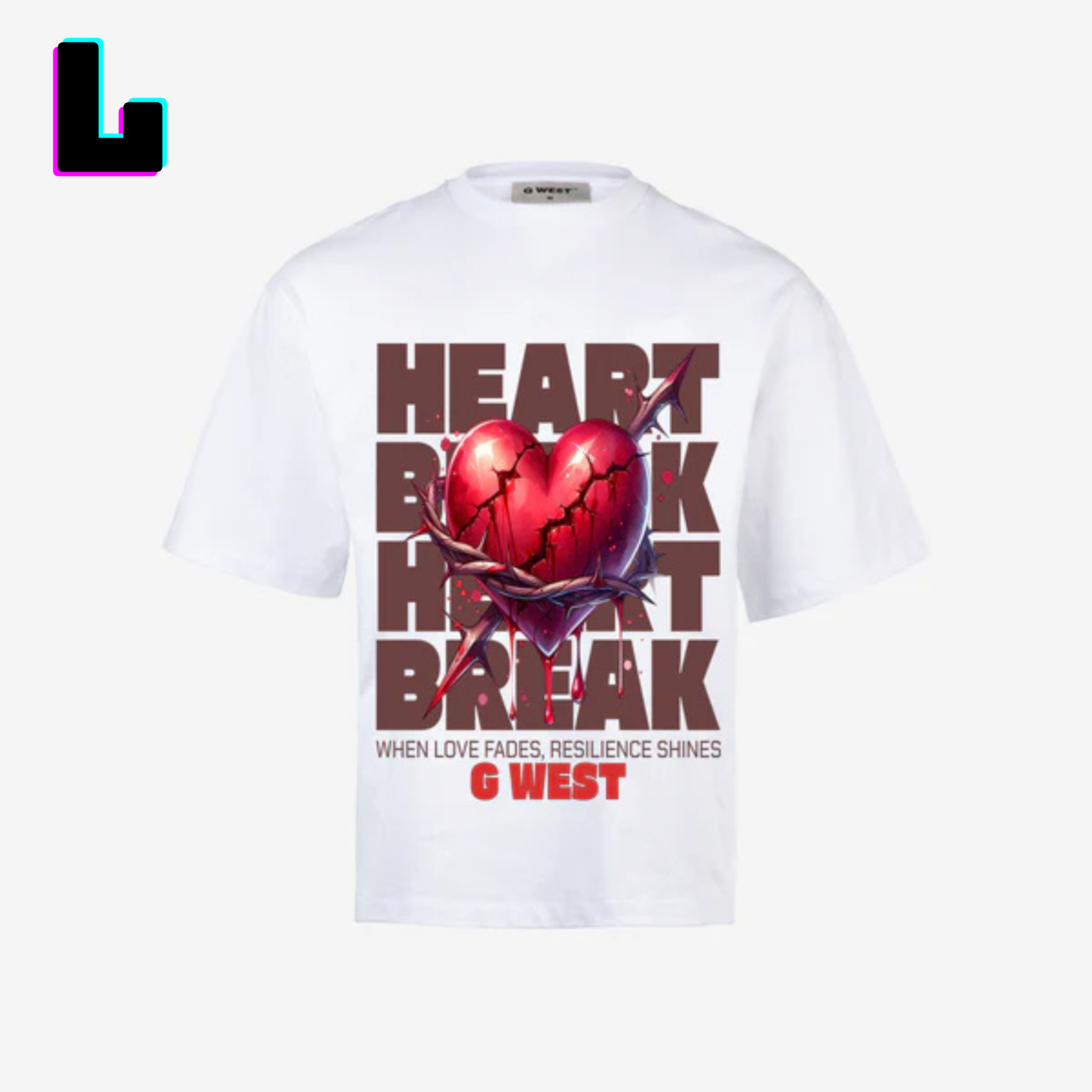 ๐ G WEST Wholesale T-Shirt Box โ 20 Oversized Tees (Mโ5XL) GWESTTEES-1020