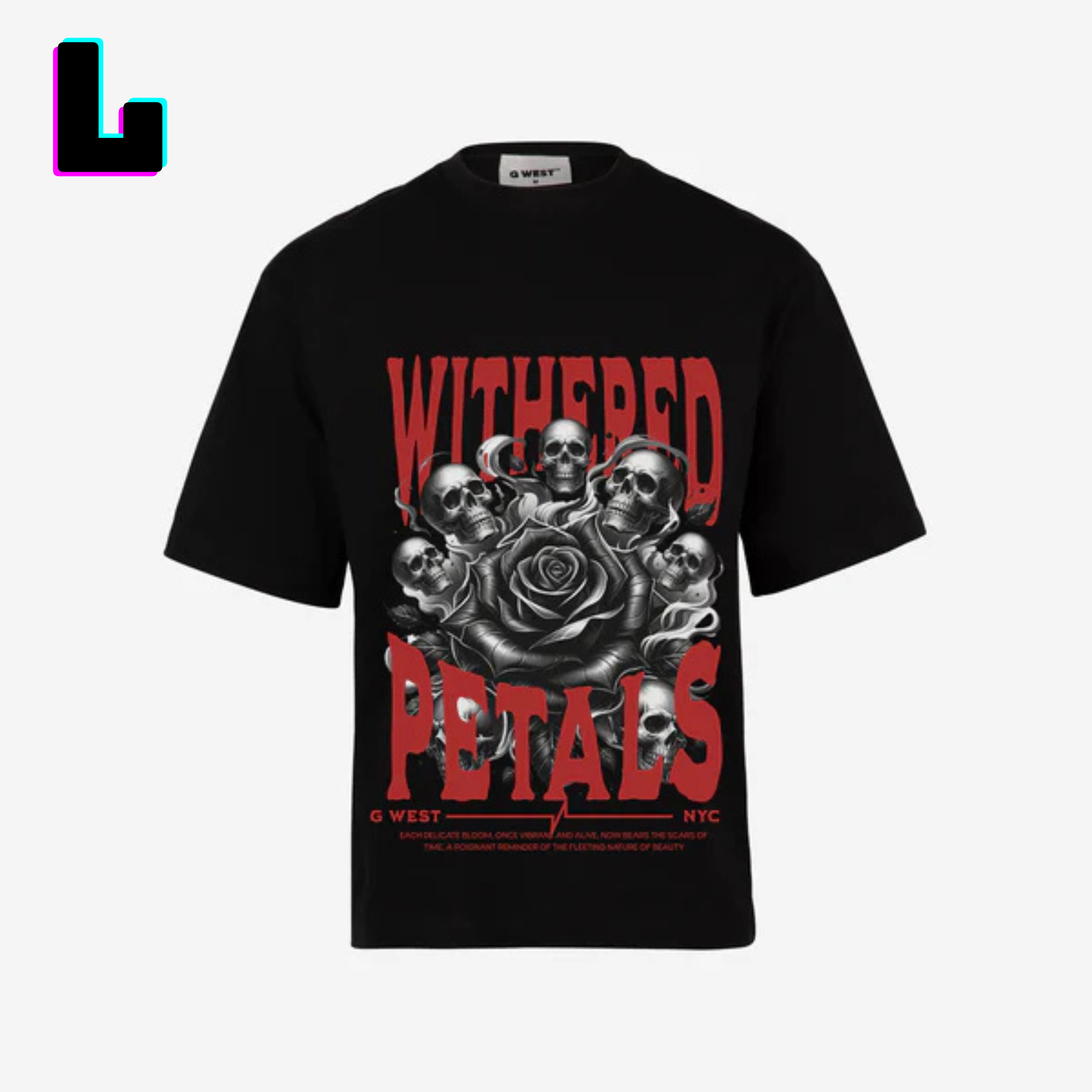 ๐ G WEST Wholesale T-Shirt Box โ 20 Oversized Tees (Mโ5XL) GWESTTEES-1017