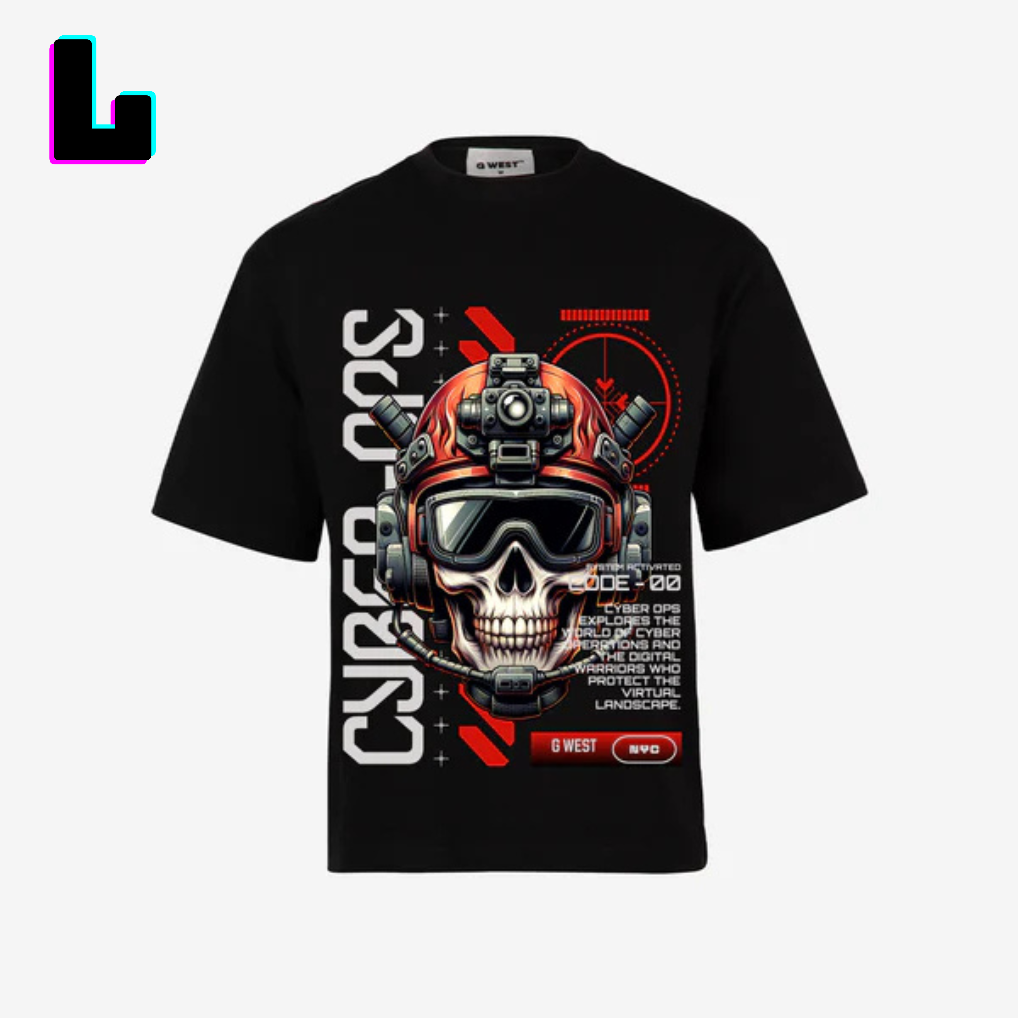 ๐ G WEST Wholesale T-Shirt Box โ 20 Oversized Tees (Mโ5XL) GWESTTEES-1019