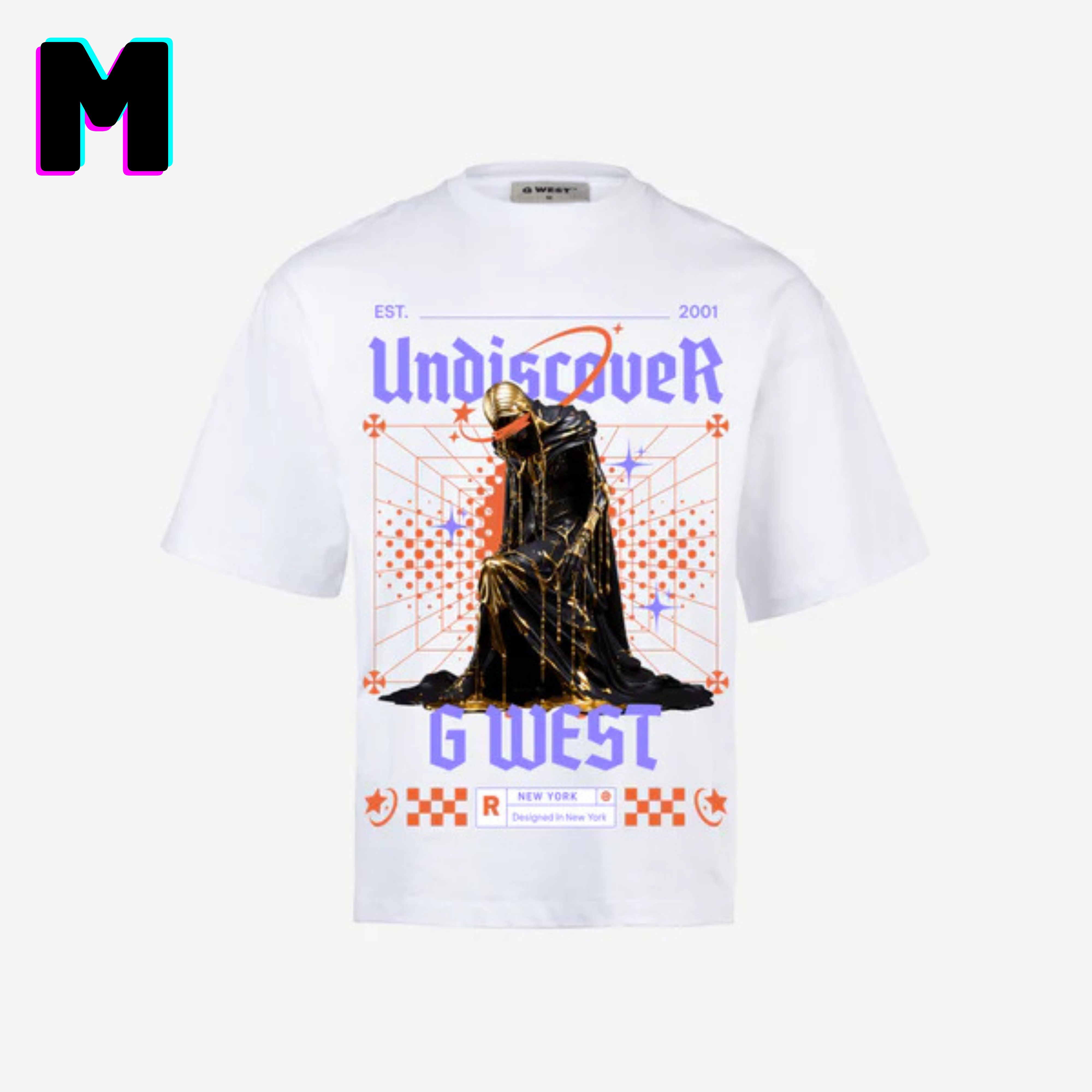 ๐ G WEST Wholesale T-Shirt Box โ 20 Oversized Tees (Mโ5XL) GWESTTEES-1018
