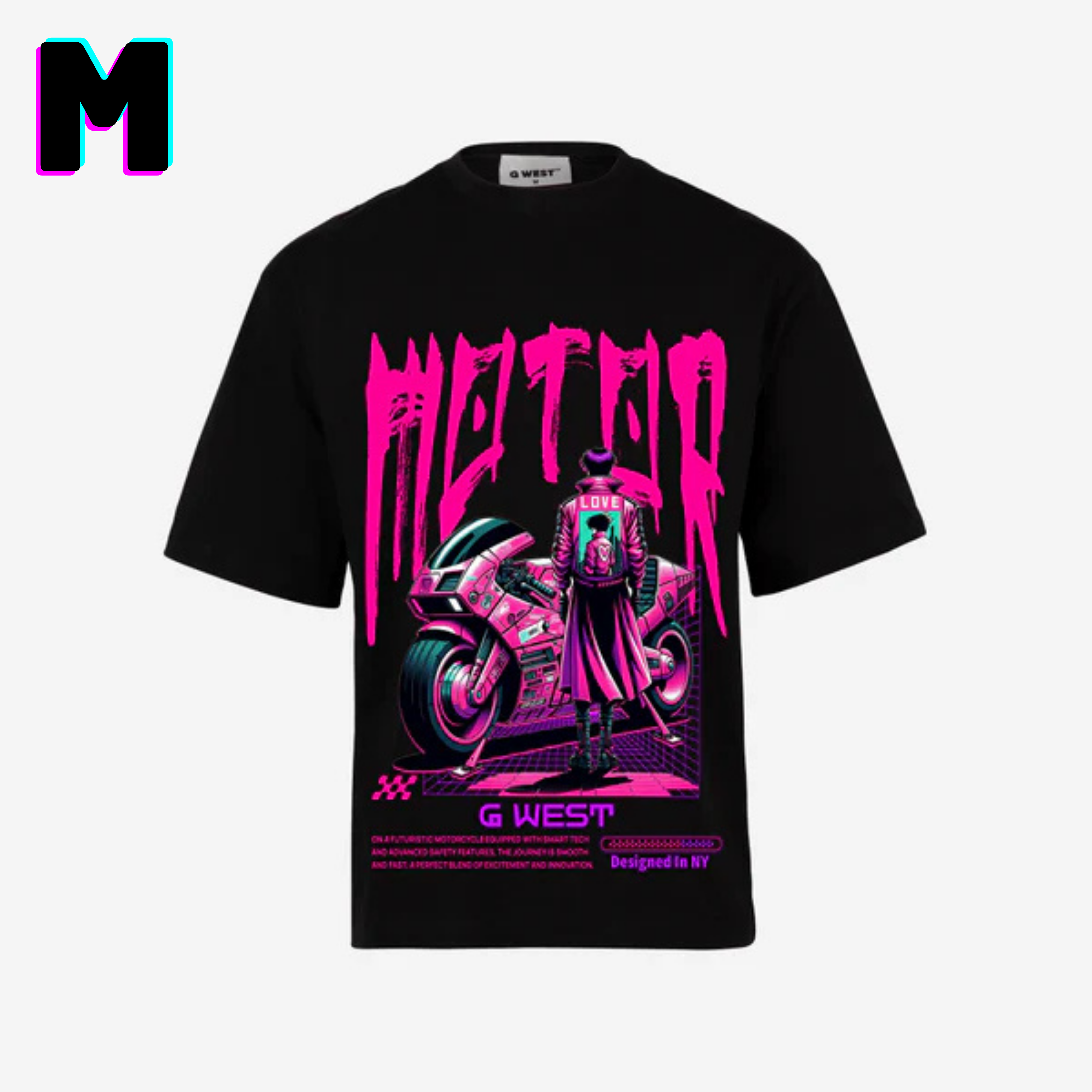 ๐ G WEST Wholesale T-Shirt Box โ 20 Oversized Tees (Mโ5XL) GWESTTEES-1016