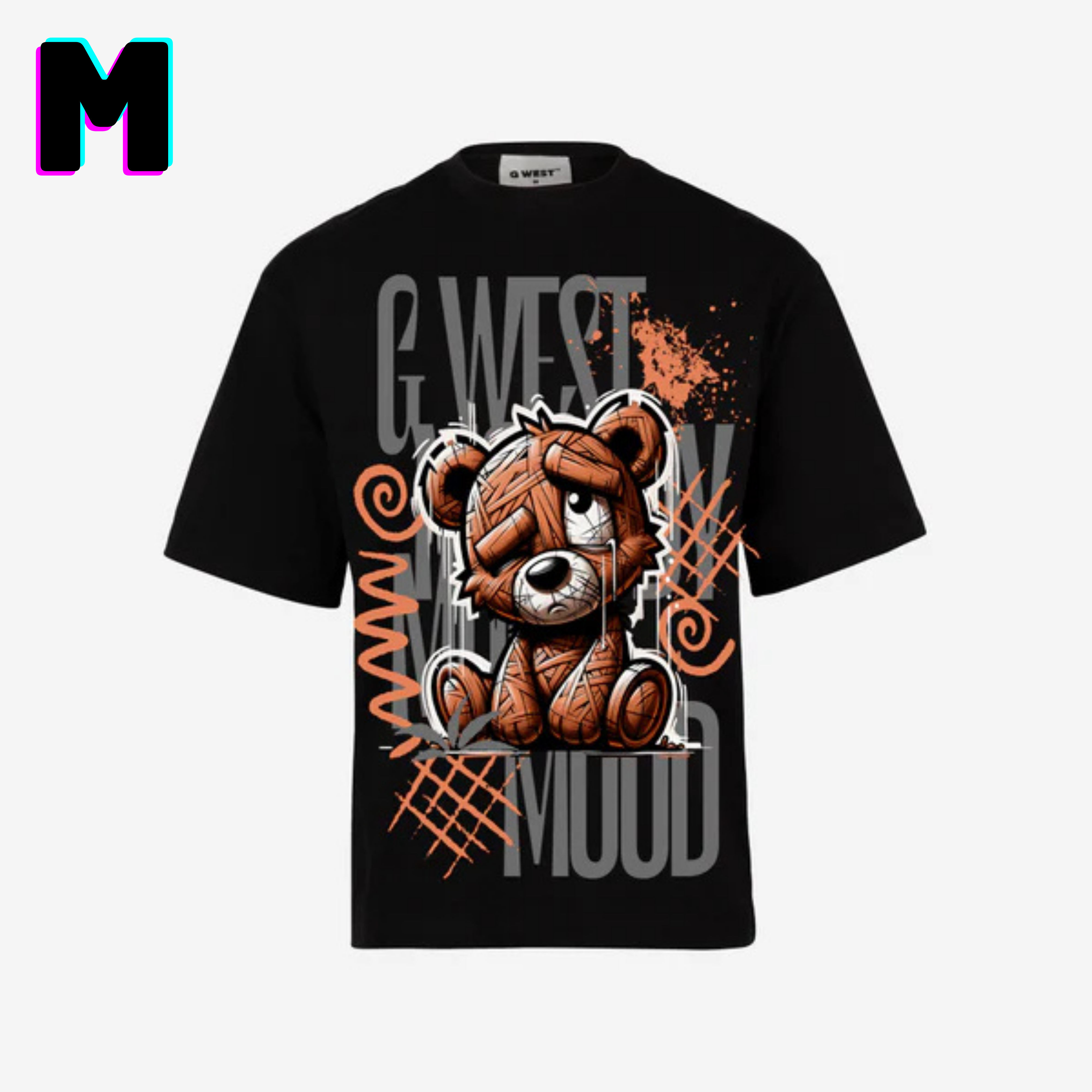 ๐ G WEST Wholesale T-Shirt Box โ 20 Oversized Tees (Mโ5XL) GWESTTEES-1015
