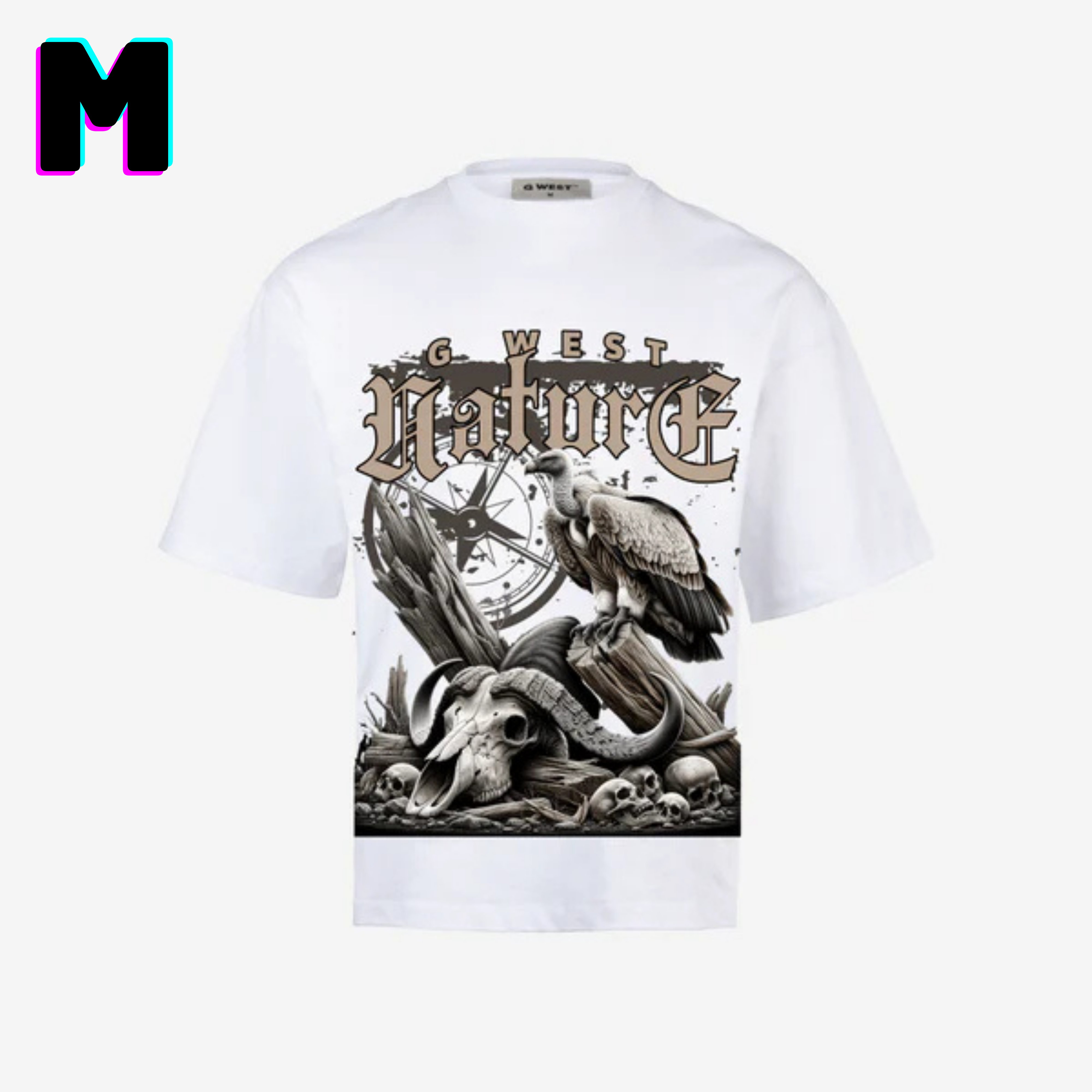 ๐ G WEST Wholesale T-Shirt Box โ 20 Oversized Tees (Mโ5XL) GWESTTEES-1017