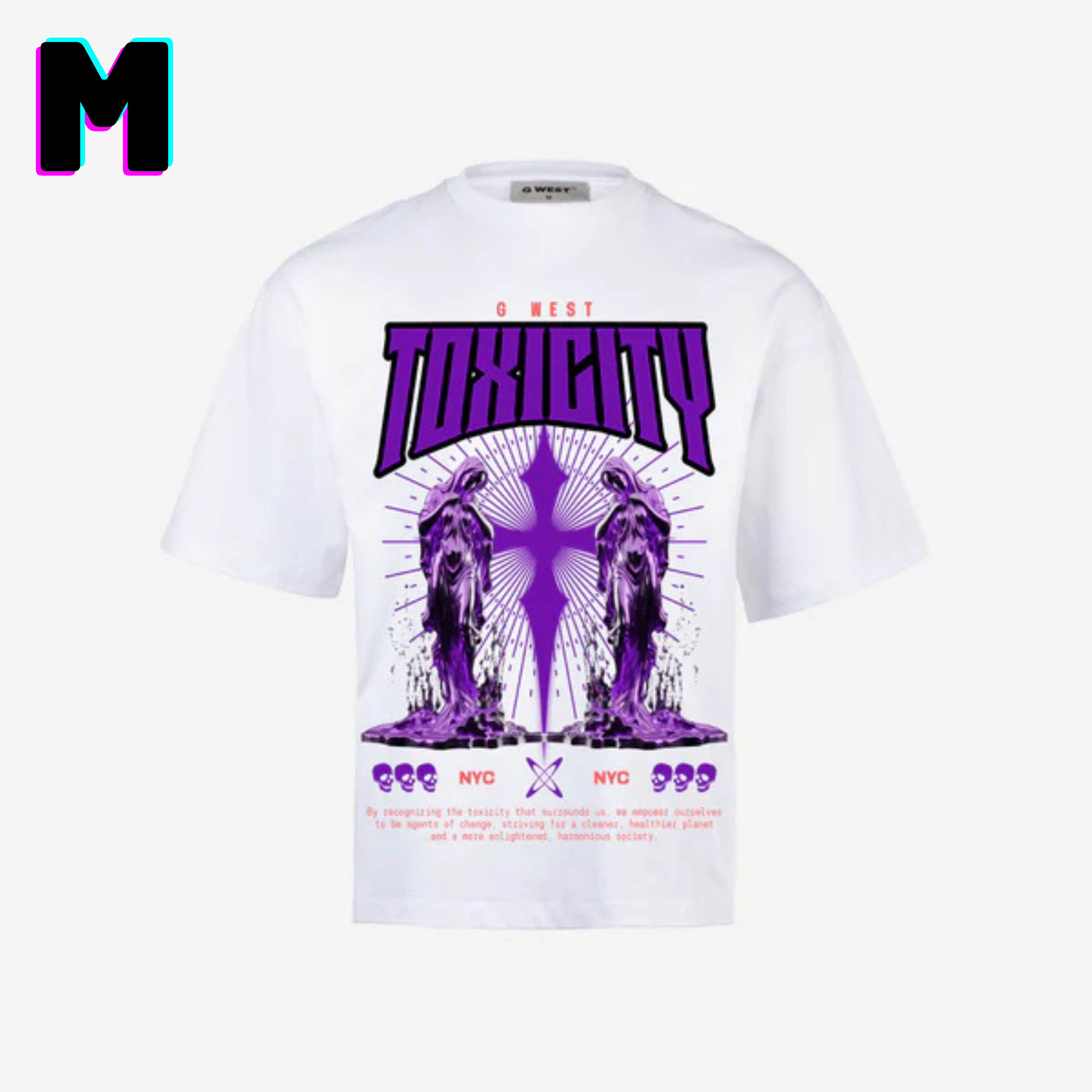 ๐ G WEST Wholesale T-Shirt Box โ 20 Oversized Tees (Mโ5XL) GWESTTEES-1013
