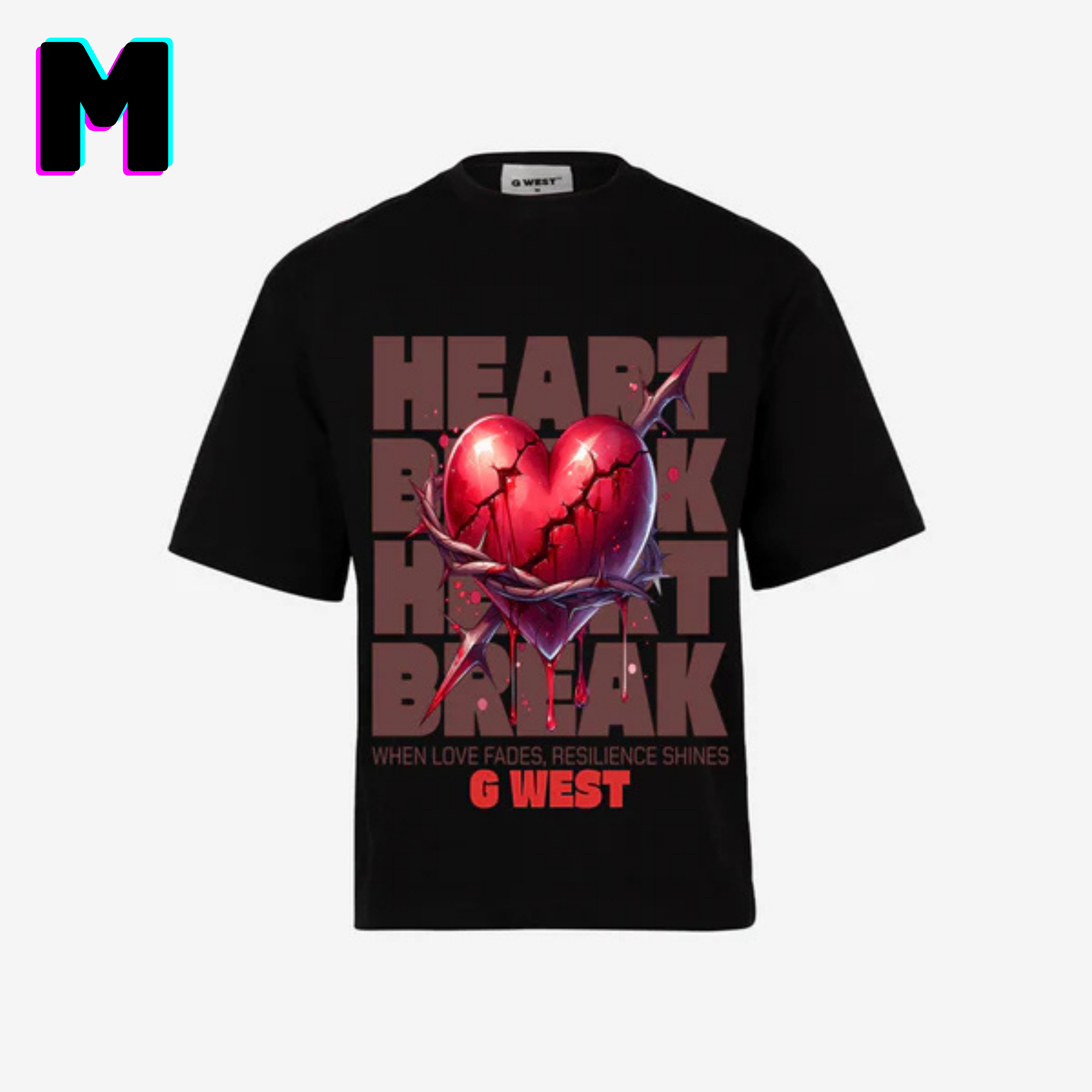 ๐ G WEST Wholesale T-Shirt Box โ 20 Oversized Tees (Mโ5XL) GWESTTEES-1019