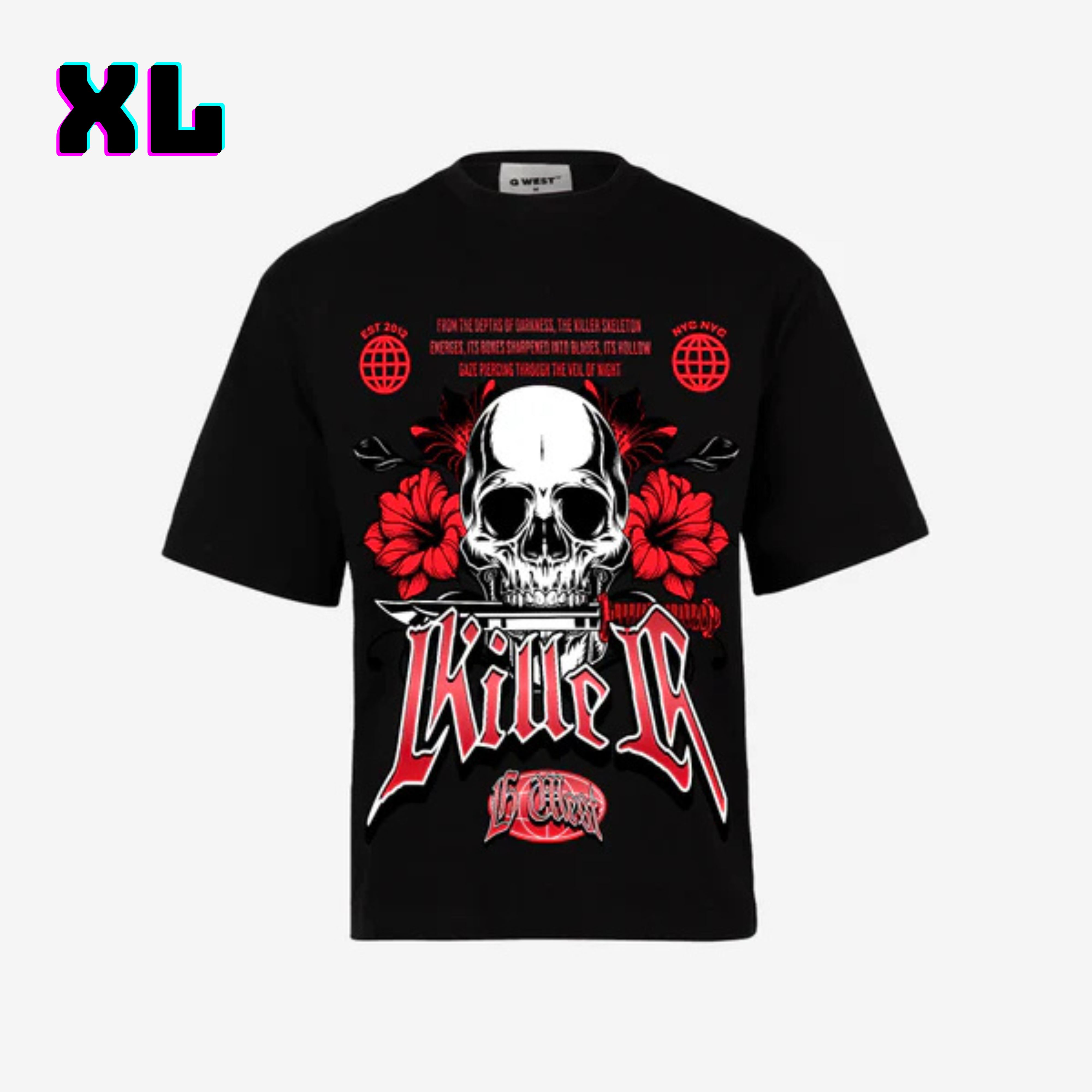 ๐ G WEST Wholesale T-Shirt Box โ 20 Oversized Tees (Mโ5XL) GWESTTEES-1016