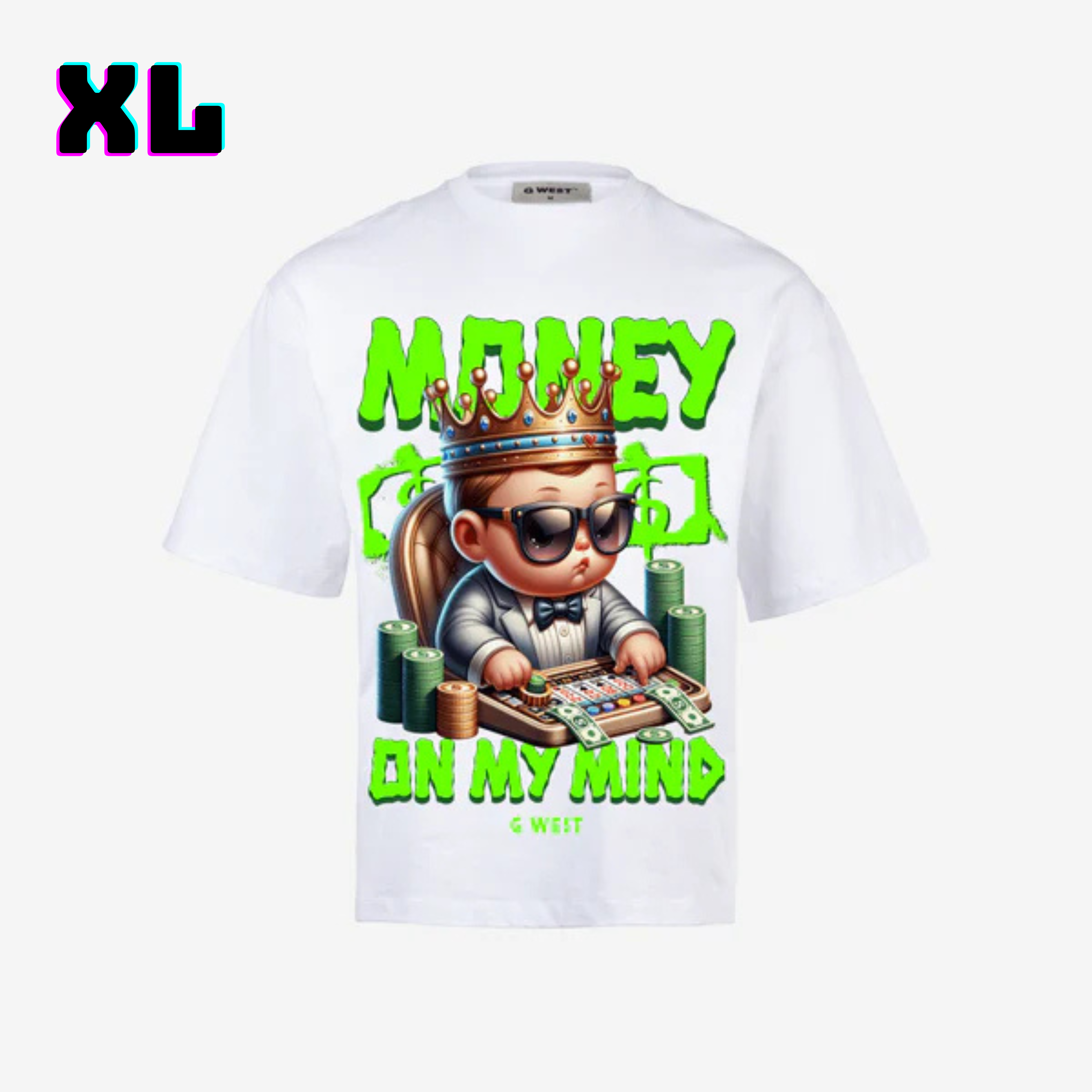 ๐ G WEST Wholesale T-Shirt Box โ 20 Oversized Tees (Mโ5XL) GWESTTEES-1012