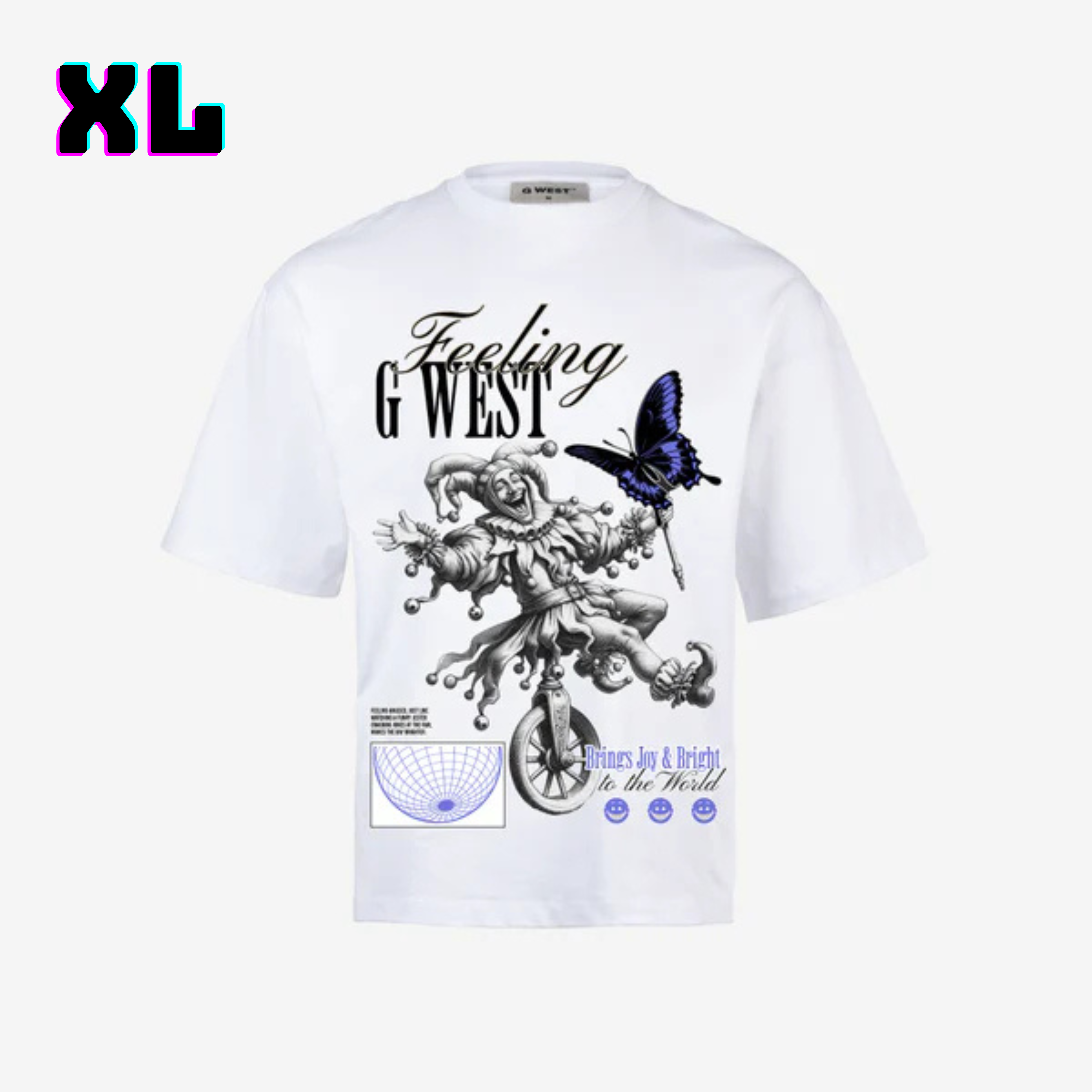๐ G WEST Wholesale T-Shirt Box โ 20 Oversized Tees (Mโ5XL) GWESTTEES-1013
