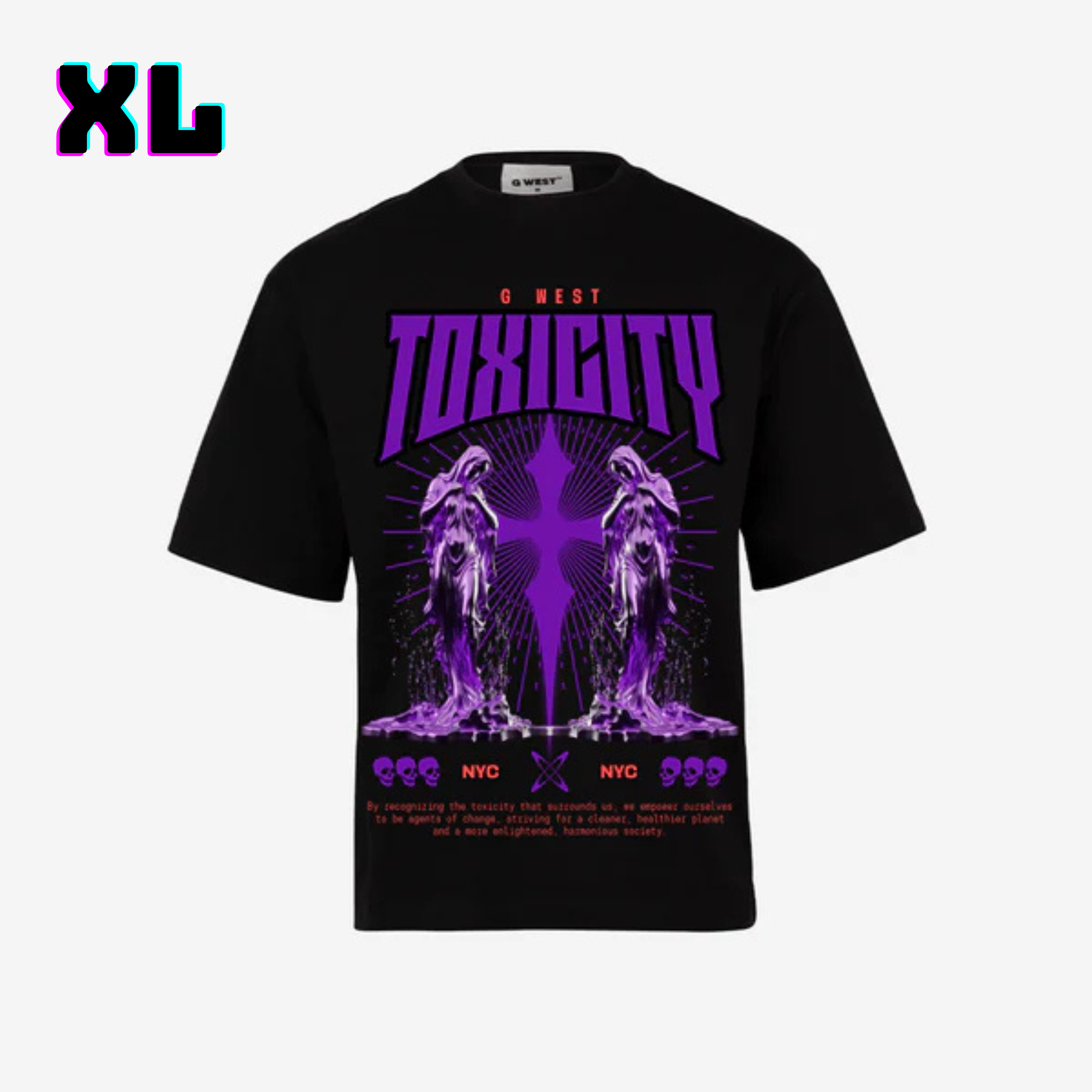 ๐ G WEST Wholesale T-Shirt Box โ 20 Oversized Tees (Mโ5XL) GWESTTEES-1013