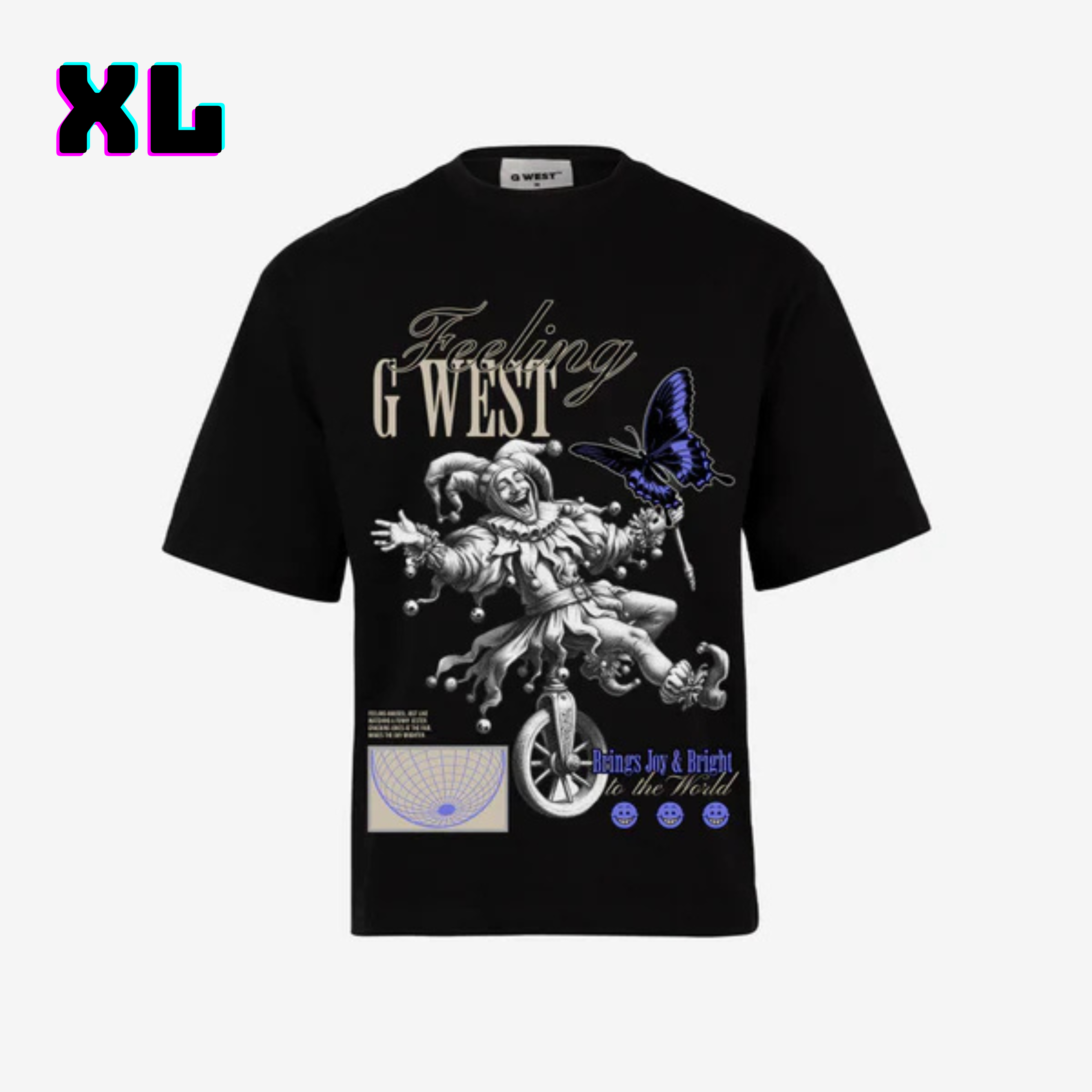 ๐ G WEST Wholesale T-Shirt Box โ 20 Oversized Tees (Mโ5XL) GWESTTEES-1017