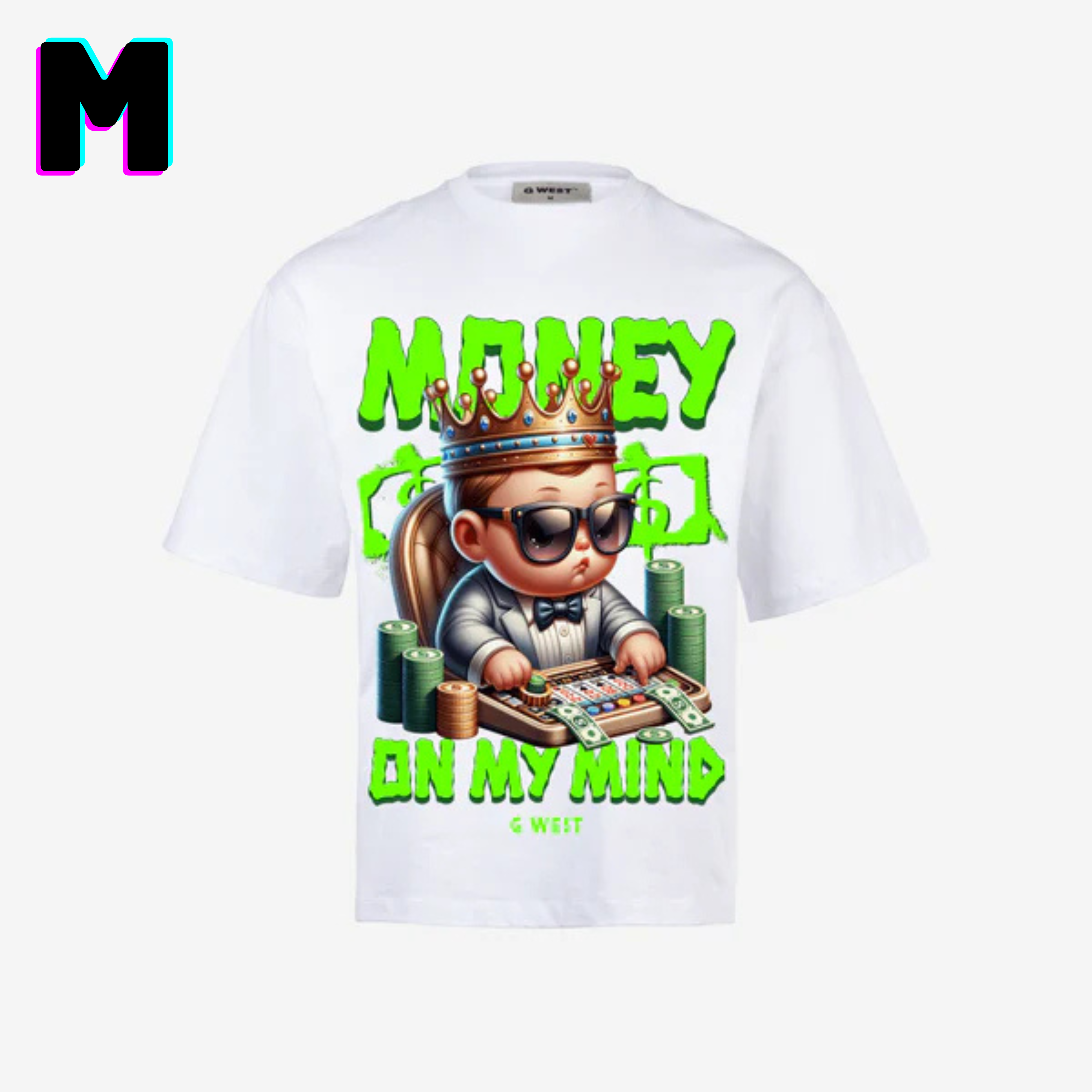 👕 G WEST Wholesale T-Shirt Box – 20 Oversized Tees (M–5XL) GWESTTEES-1004